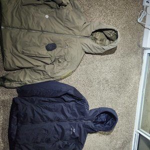 X2 MEDIUM NOT REAL Brown & BLACK ARC'TERYX LEAF ATOM hoody pcu Crye PLUS PATCH